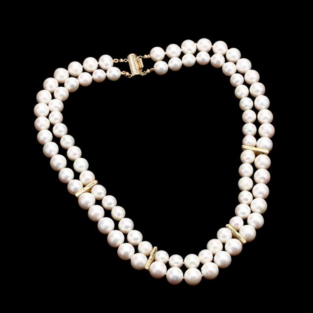14kt-gold-and-double-strand-pearl-necklace