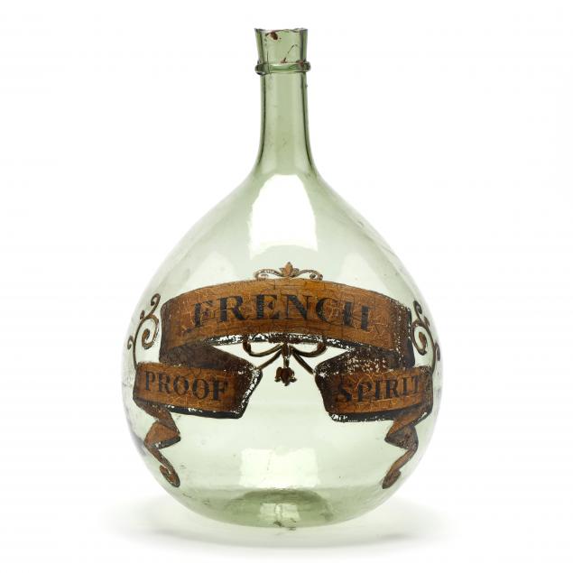 green-glass-spirit-bottle