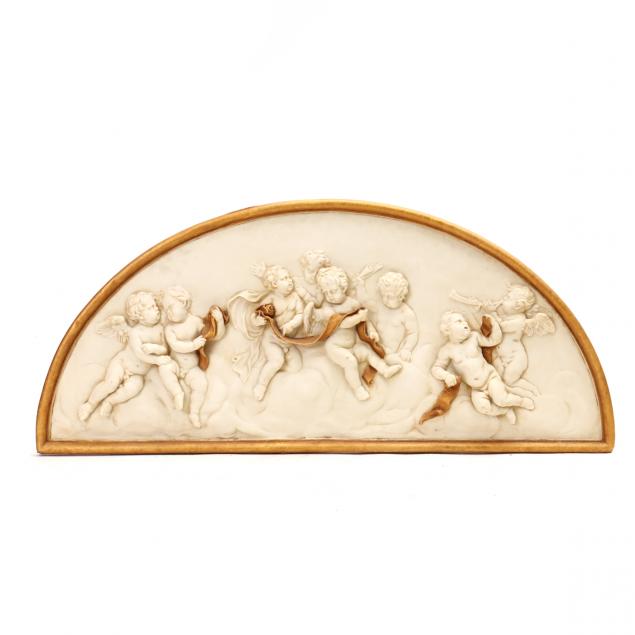 rococo-style-demilune-plaque