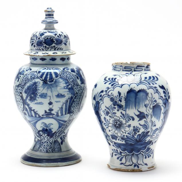 two-blue-and-white-delft-vases