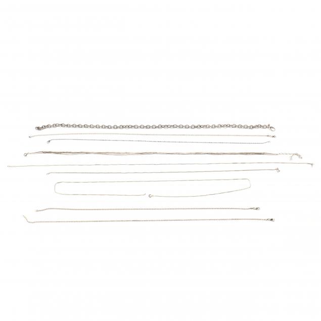 nine-sterling-silver-necklaces