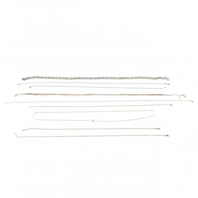 nine-sterling-silver-necklaces