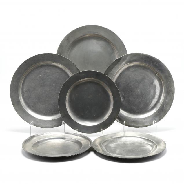 six-antique-pewter-chargers