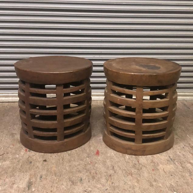 two-african-hardwood-stools