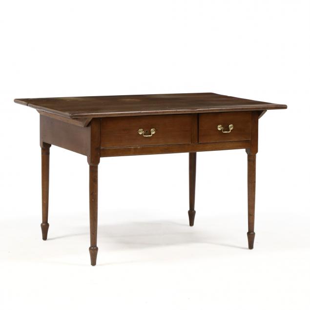 southern-sheraton-walnut-two-drawer-work-table