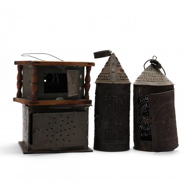two-punched-tin-foot-warmers-and-lanterns