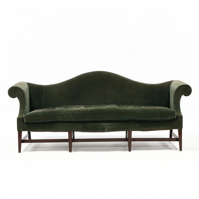 henredon-camelback-chippendale-style-sofa