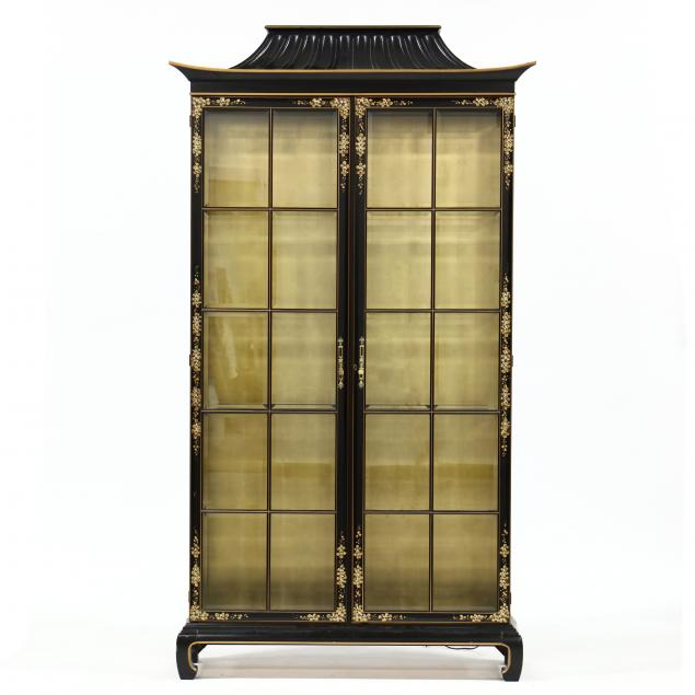 chinese-pagoda-form-lacquered-display-cabinet