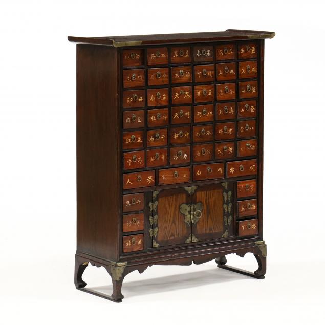 chinese-hardwood-apothecary-cabinet