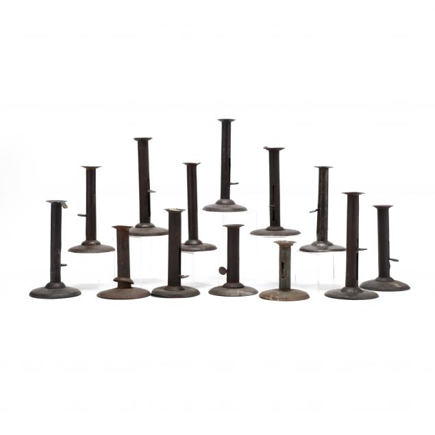 thirteen-antique-hog-scraper-candlesticks