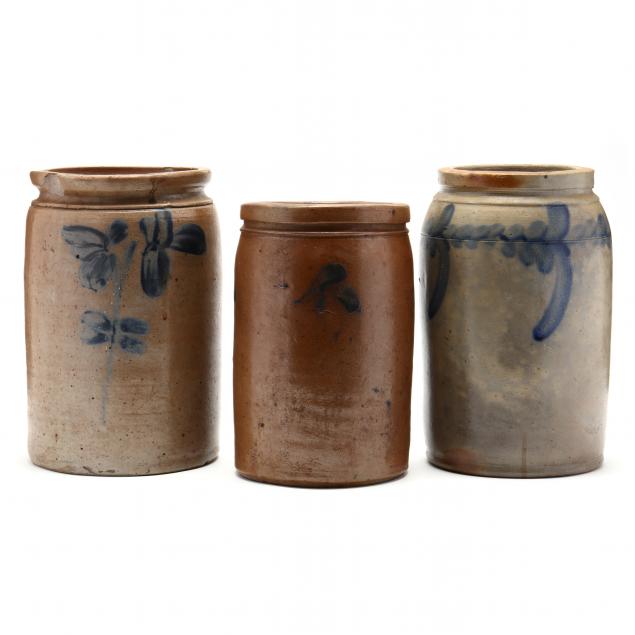 three-antique-stoneware-jars