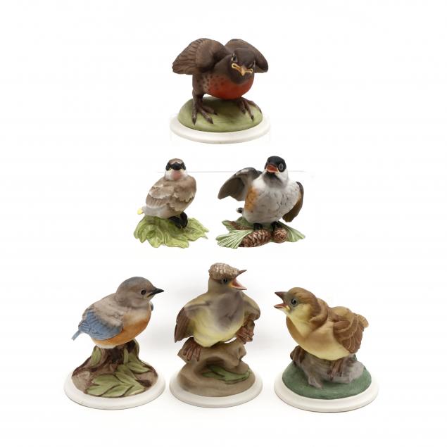 six-boehm-baby-bird-figurines