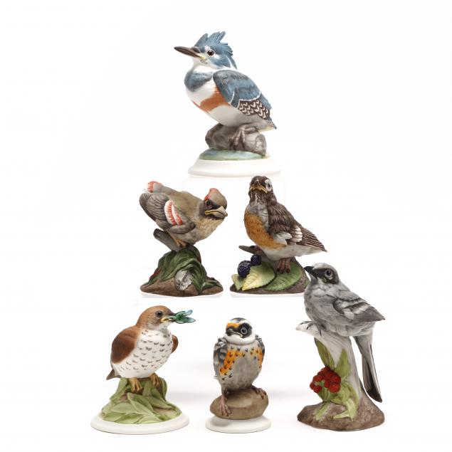six-boehm-baby-bird-figurines