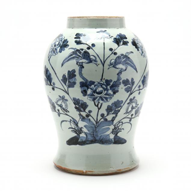 a-large-chinese-blue-and-white-ginger-jar