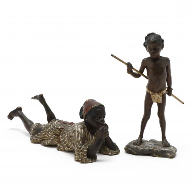 two-bergman-cold-painted-bronze-figures