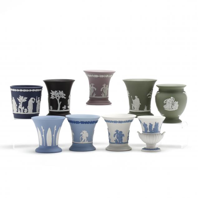 wedgwood-nine-assorted-small-cachepots