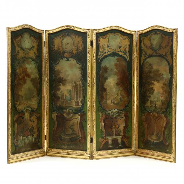 vintage-italian-painted-four-panel-floor-screen