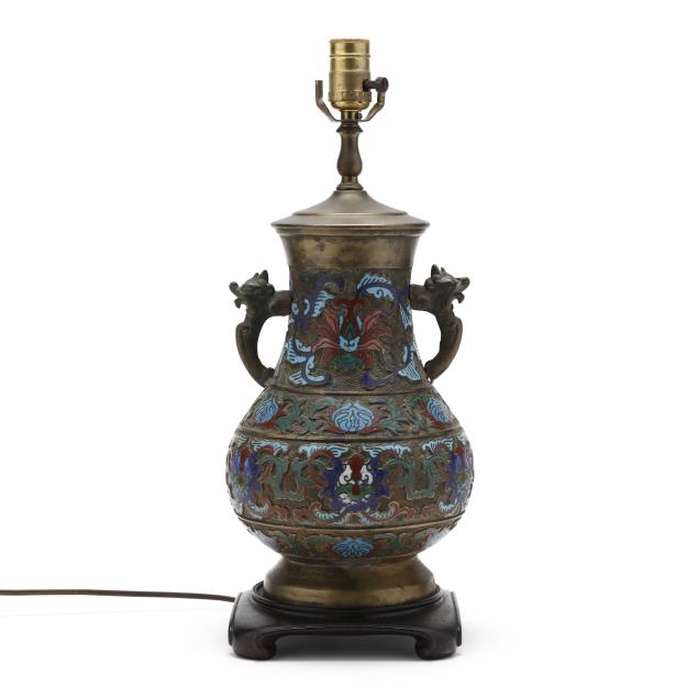 a-chinese-champleve-vase-lamp