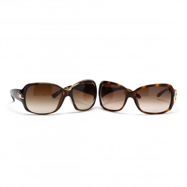 two-pairs-of-designer-sunglasses-bulgari-and-ralph-lauren