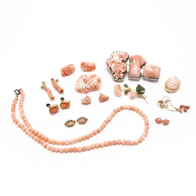 group-of-coral-jewelry