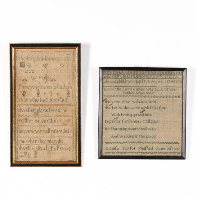 two-antique-needlework-samplers