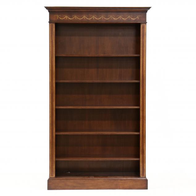 maitland-smith-classical-style-inlaid-bookshelf