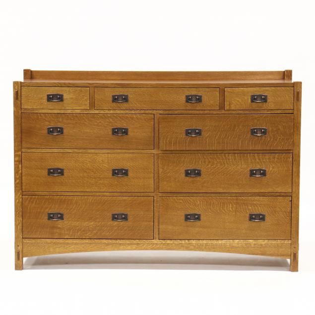 stickley-mission-style-oak-dresser