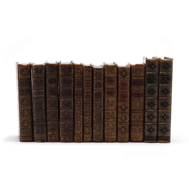 twelve-18th-and-19th-century-french-leather-bound-books
