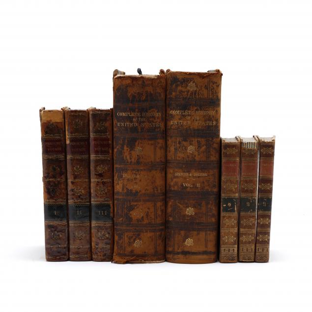 three-19th-century-leather-bound-book-sets