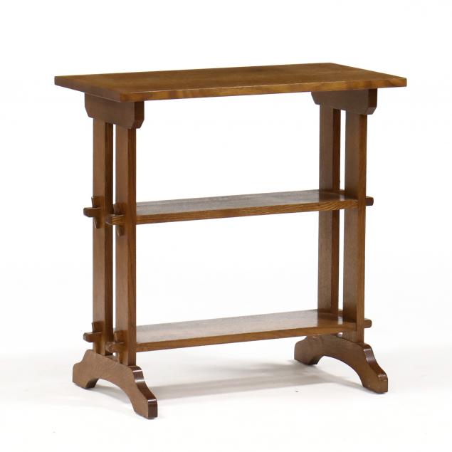 stickley-mission-style-oak-side-table