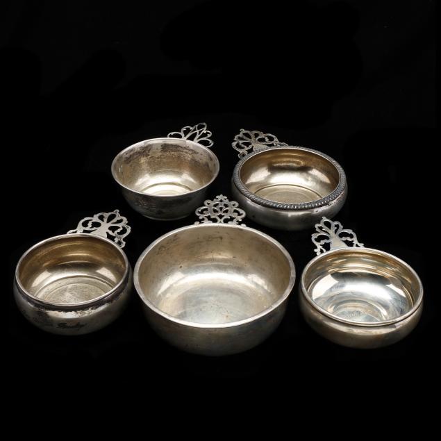 five-sterling-silver-porringers