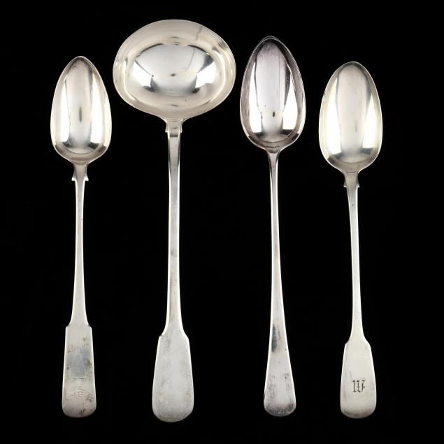 four-antique-english-silver-servers