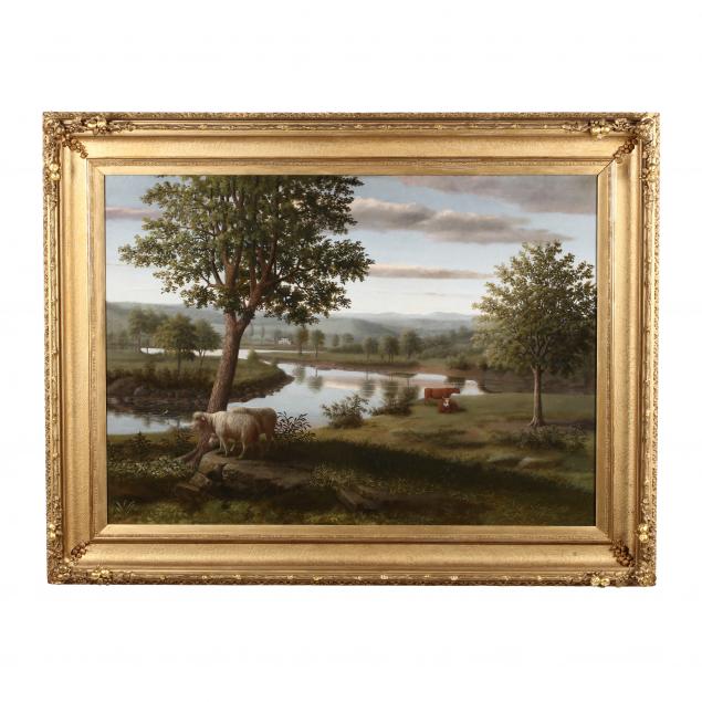 oliver-tarbell-eddy-vt-1799-1868-landscape-painted-from-memory-of-scene-of-artist-s-childhood-in-vermont