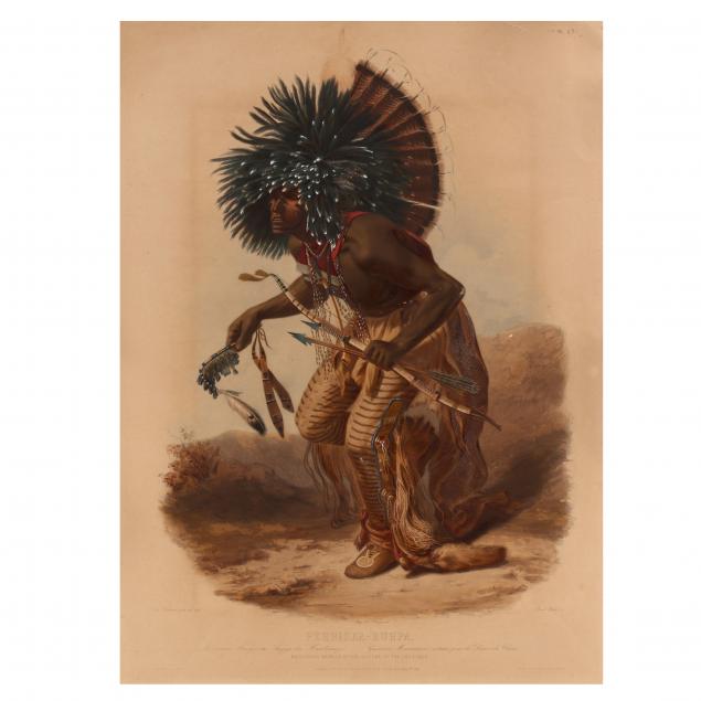 karl-bodmer-american-swiss-1809-1893-i-pehriska-ruhpa-moennitarri-warrior-in-the-costume-of-the-dog-danse-i