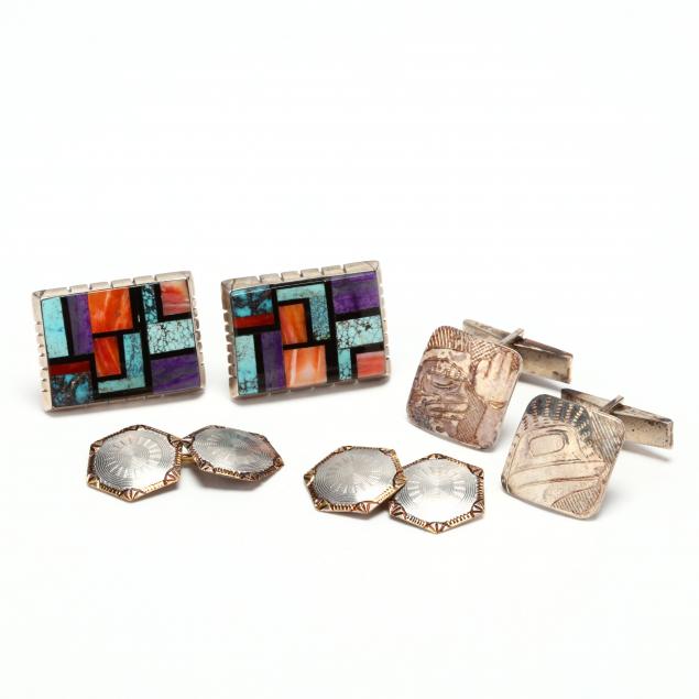 three-pairs-of-cufflinks