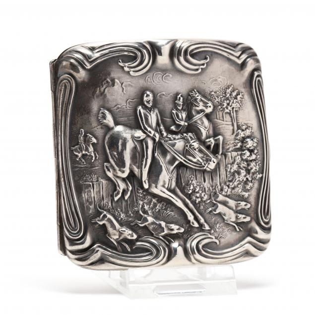 an-equestrian-motif-sterling-silver-cigarette-case