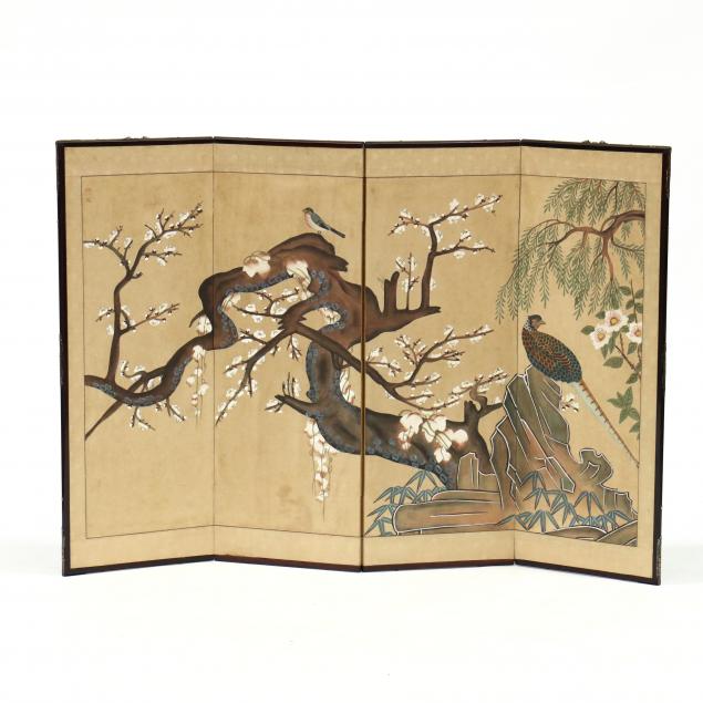 asian-painted-four-panel-table-top-screen