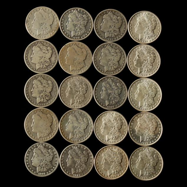 roll-of-twenty-morgan-silver-dollars