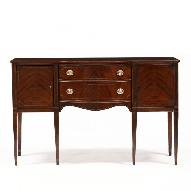 hepplewhite-style-inlaid-mahogany-sideboard