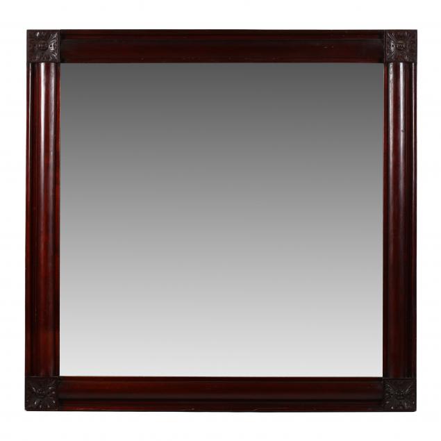 classical-style-mahogany-wall-mirror