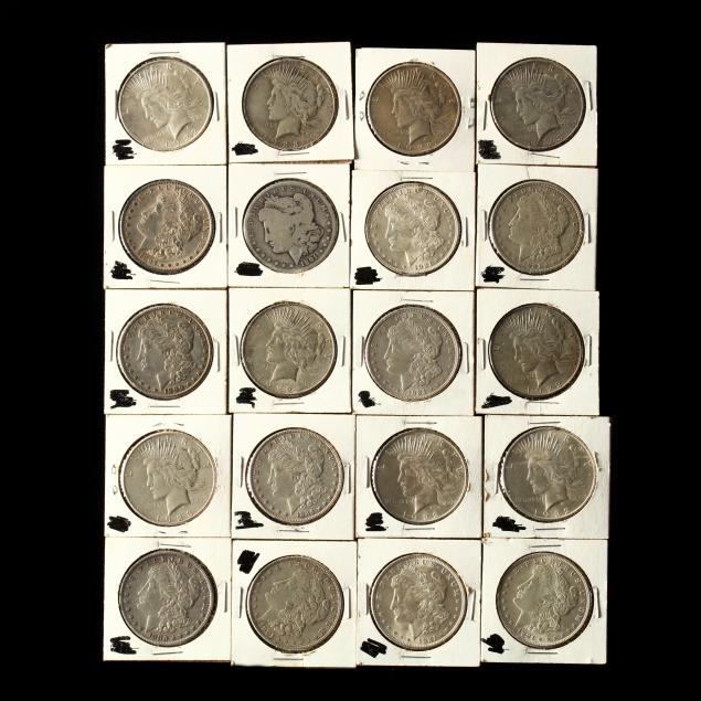 twenty-mixed-morgan-and-peace-silver-dollars