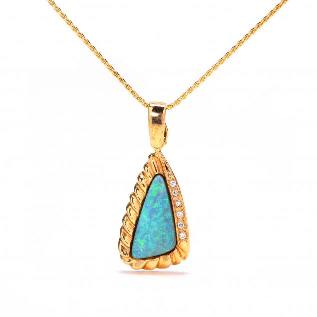 14kt-gold-opal-and-diamond-pendant