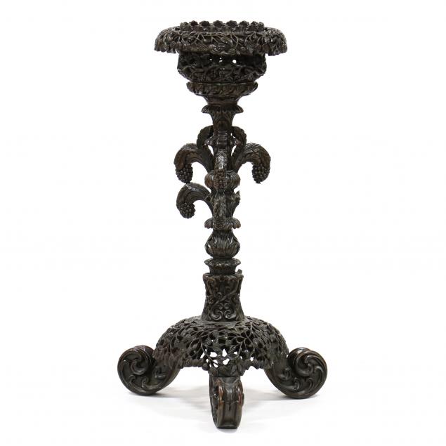 anglo-indian-style-carved-teak-jardiniere