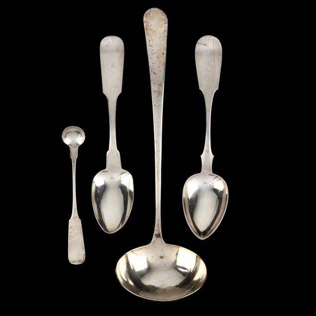 a-group-of-virginia-coin-silver-flatware