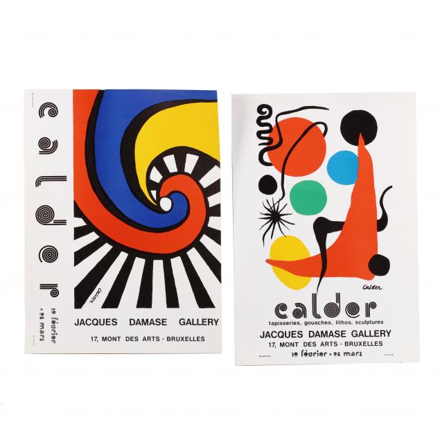 alexander-calder-american-1898-1976-two-exhibition-posters-for-jacques-damase-gallery