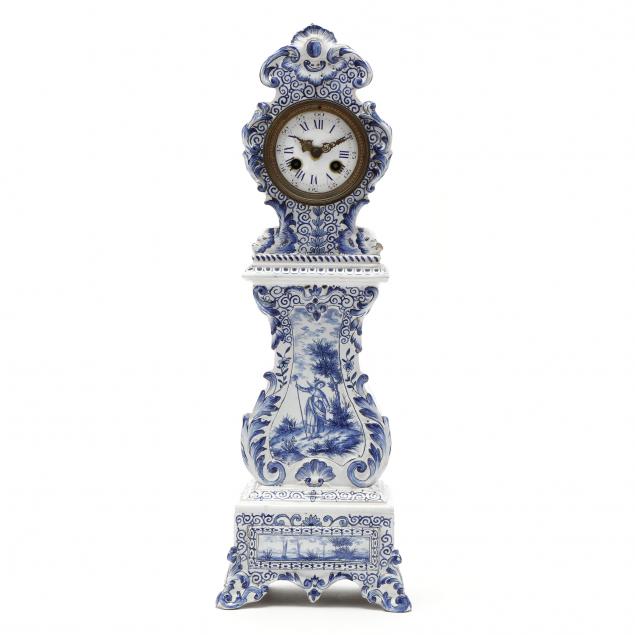 antique-delft-miniature-tall-case-clock