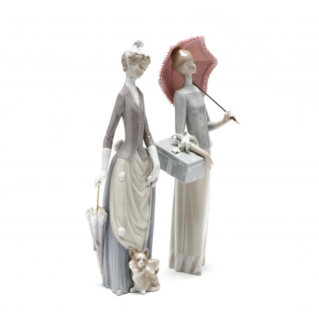 lladro-pair-of-strolling-figures