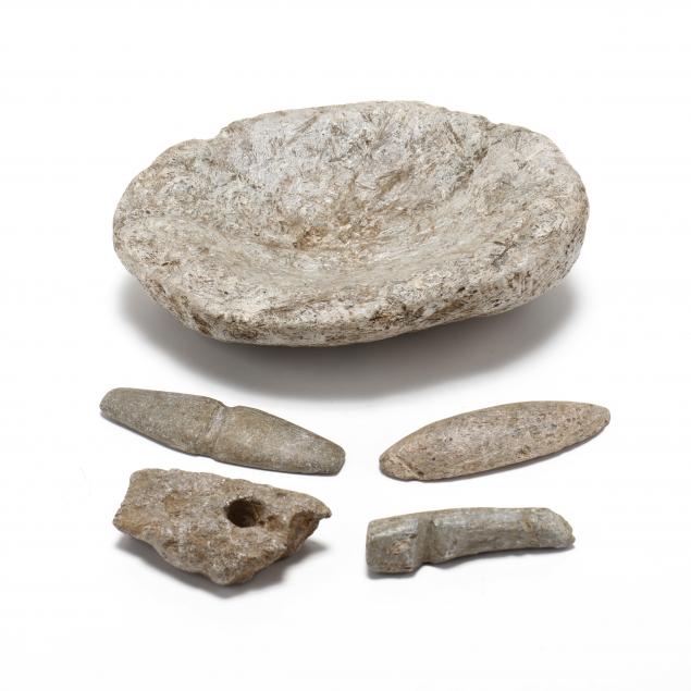 five-preshistoric-soapstone-artifacts