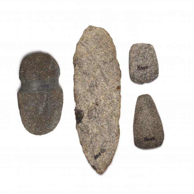 four-prehistoric-artifacts-from-nash-county-north-carolina