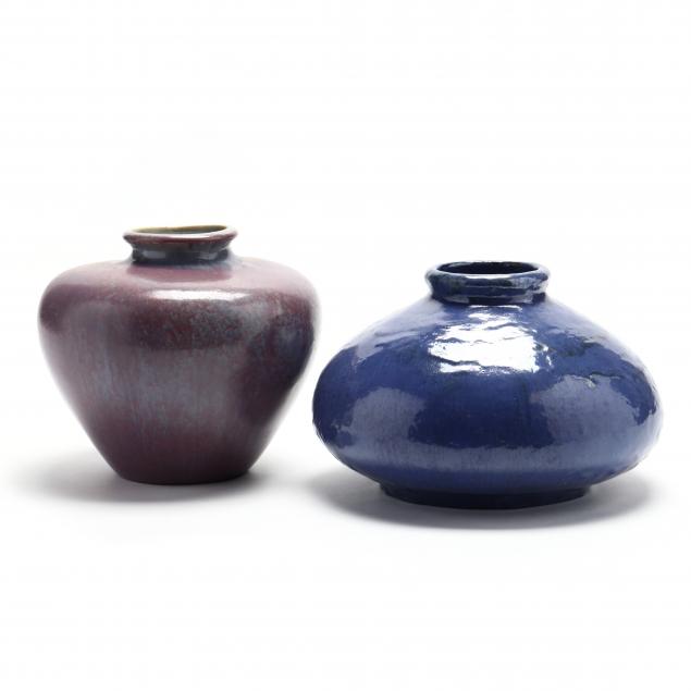 two-fulper-art-pottery-vases